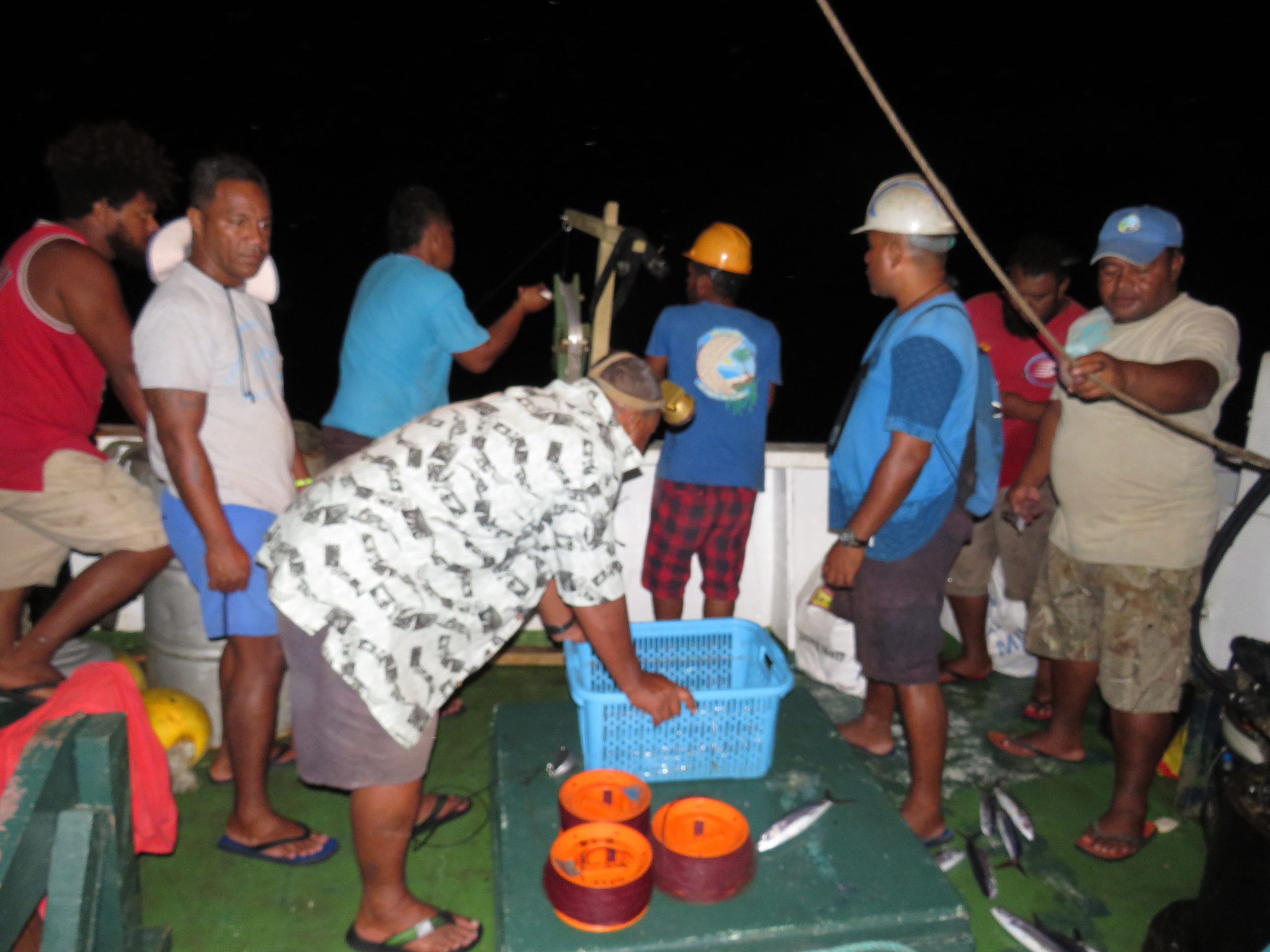 Fishers on Tuvalu Northern Island boost their understanding of new