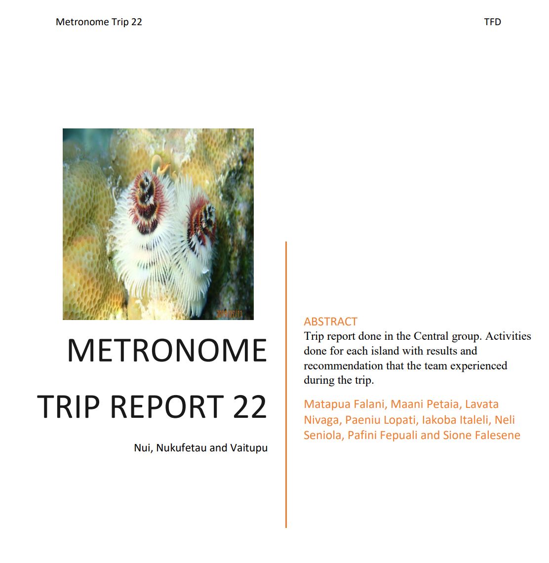 Metro 22 Trip Report