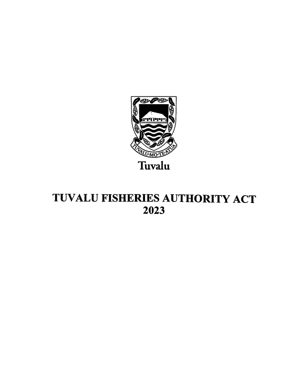 Tuvalu Fisheries Authority Act 2023